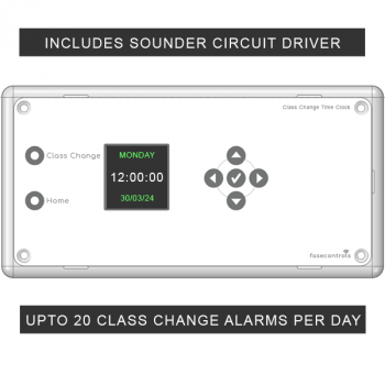 FASE/701/E/LP Class Change Time Clock With Sounder Circuit Output Relays