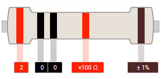 20K Fire Alarm Resistor
